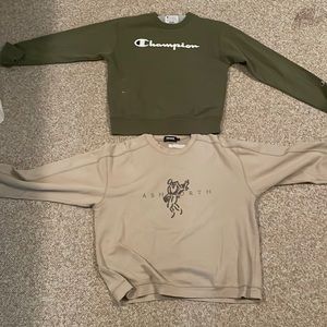 2 sweaters practically brand new text me at 7323973900 with information